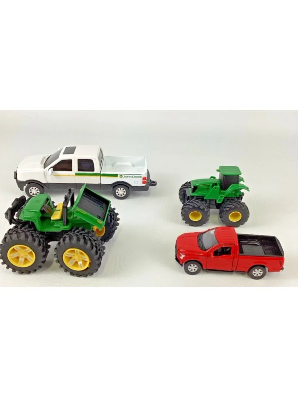 Ertl John Deere Monster Treads 4x4 Gator Farm Tractor Pickup Trucks F-150 Bundle